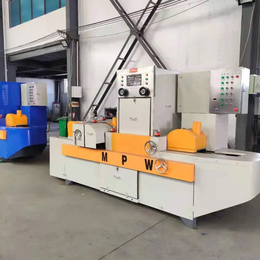 Automatic Cnc Oblique Angle Edge Brake Pad Cutting Chamfering Grinding Machines for Manufacturing Plant